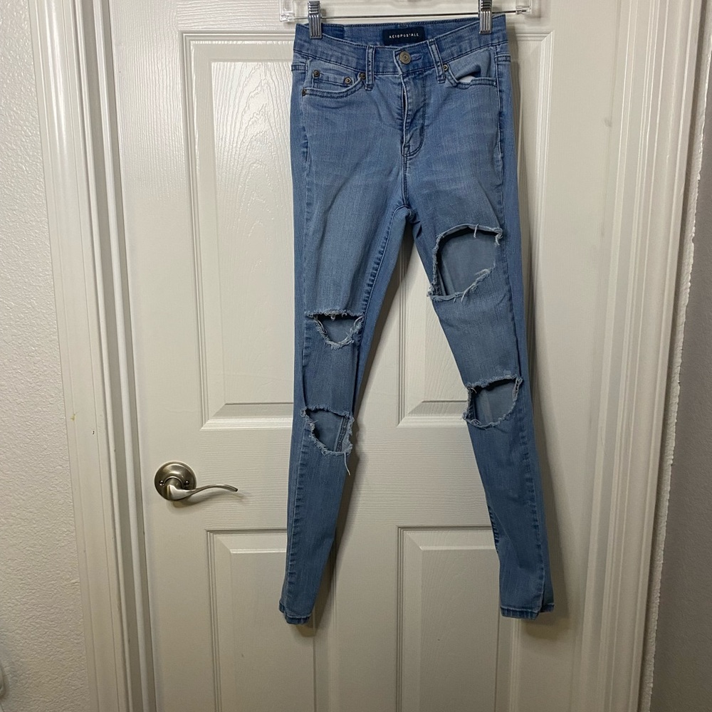 Aeropostale high waisted jegging size 00 regular